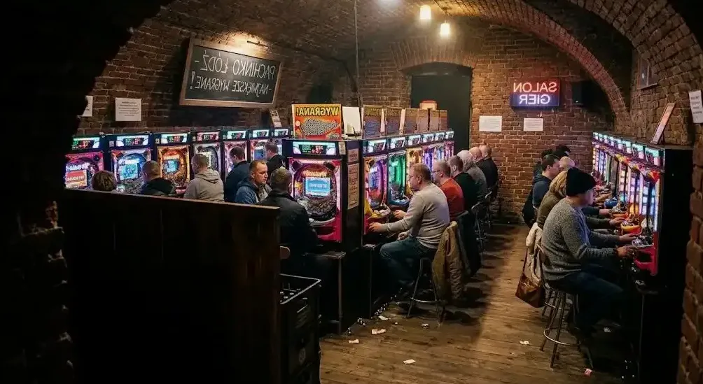 Krupierski stół kasyna